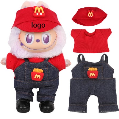 6.7" Doll Denim Clothes Sets