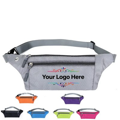 Triple Zipper Waist Pack