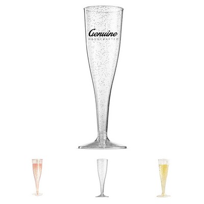 Elegant Clear Plastic Champagne Glass