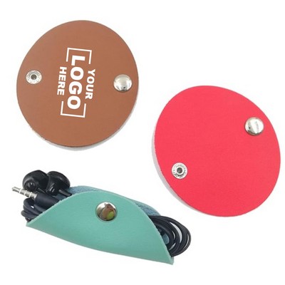 PU Leather Cable Organizer