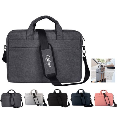 Laptop Carry Bag with Pass-Through Strap