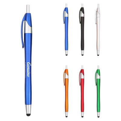 Ballpoint Pen with Replaceable Fiber Stylus Tip