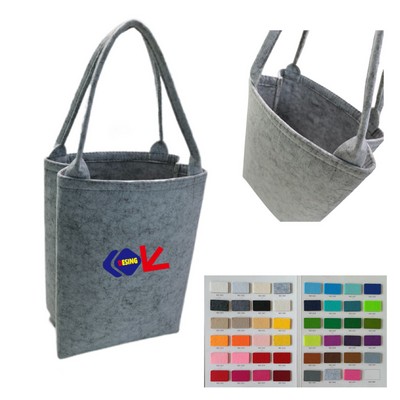 MOQ 10 pcs Felt Shopping Bag