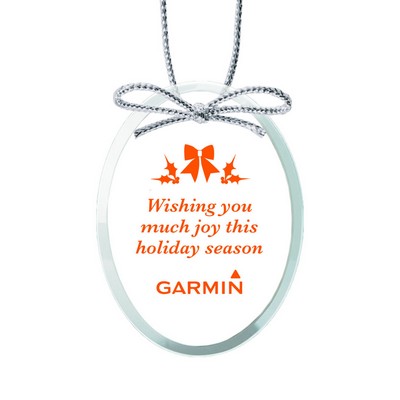 Jade Ornament - Oval Imprinted