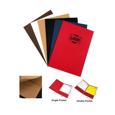 Standard Size Premium Kraft Presentation Folder