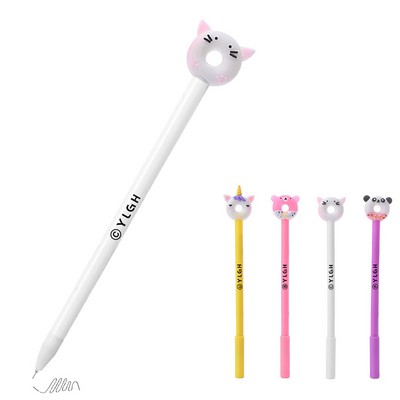 Doughnut Animal Figure Pen