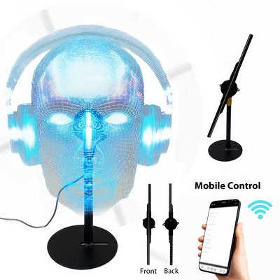 3D Stereoscopic Advertising LED Fan