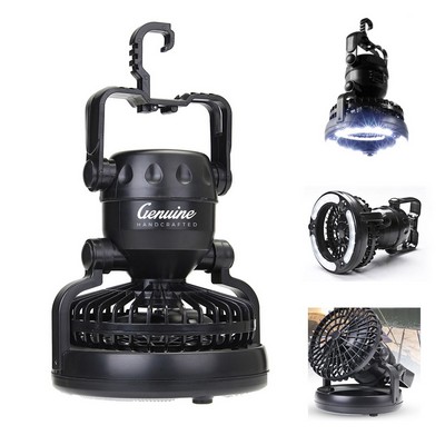 Portable LED Camping Fan with Lantern