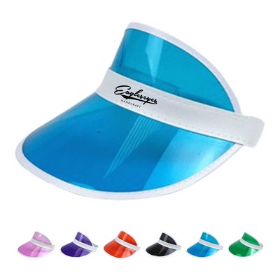 PVC Sun Shade Visor Cap