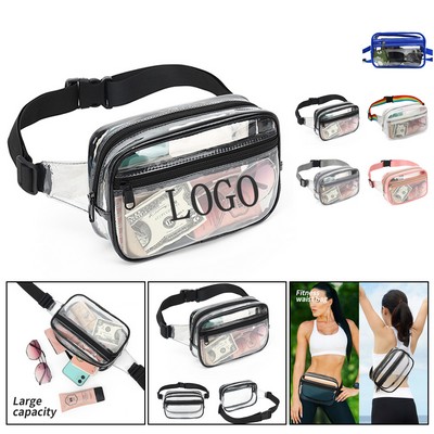 PVC Transparent Shoulder Waist Pouch