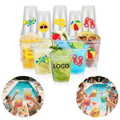 Party Disposable Clear Plastic Cups