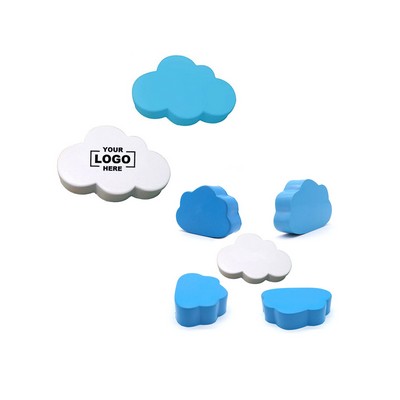 Cloud-Shaped Stress Ball - Soft Squeezable Anxiety Toy