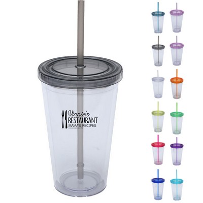 16oz Double-Walled Drinking Tumbler