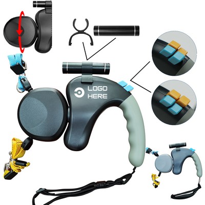 Dual-Head Retractable Pet Leash