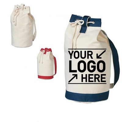 Heavy Canvas Cotton Nautical Tote Bags