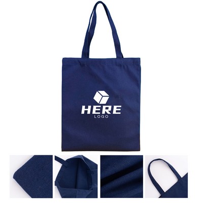 Heavyweight Cotton Canvas Tote Bag w/Web Handles