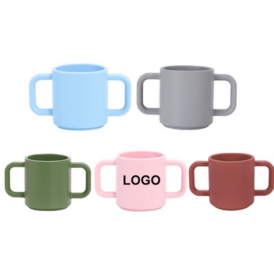 Silicone Drop-proof Learning Drinking Cup