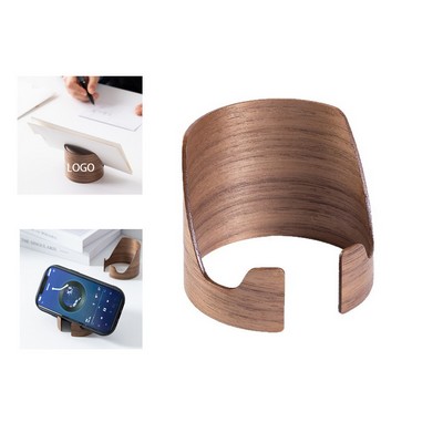 Black Walnut Desktop Tablet Holder