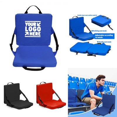 Portable Foldable Outdoor Stadium Seat Cushion