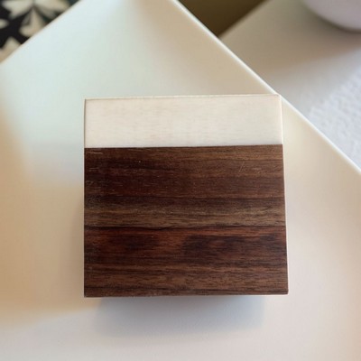 Canadian Walnut Coaster Single