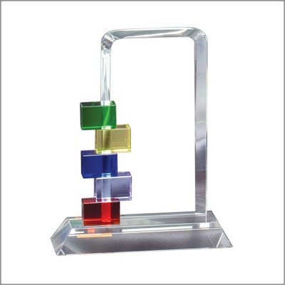 Prestige Glass Award, 10"H