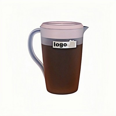 Summer Water Dispenser with Lid Large Capacity Glass Pitcher