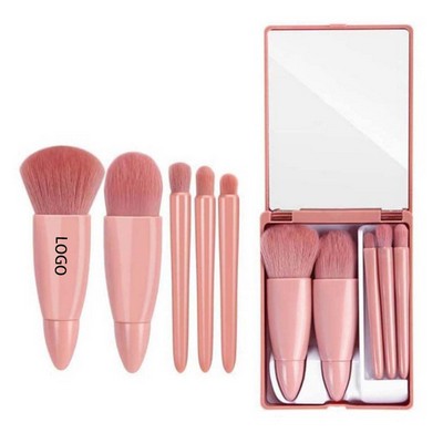 Travel Makeup Cosmetic Brush Set