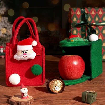 Felt Christmas Gift Bag with Handle