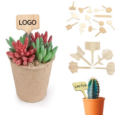 Wooden Plant Seedling Tags for Identification