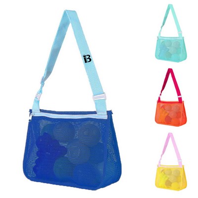 Beach Mesh Children Bag With Single Shoulder