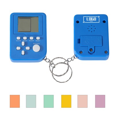 Mini Portable Game Console w/Keychain