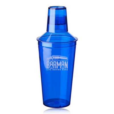 Camden 17 oz. Plastic Cocktail Shaker Bottles