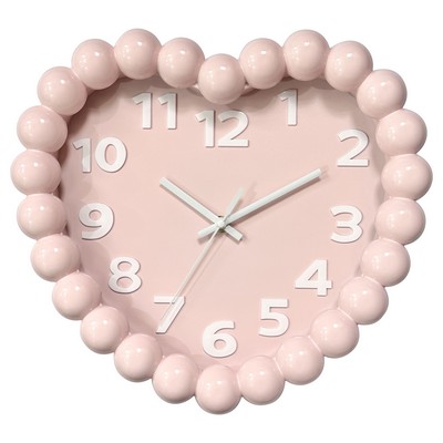 Heart Shaped Wall Clock