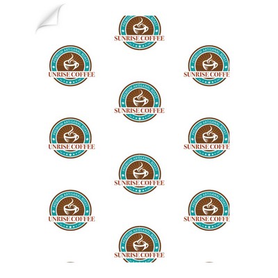 Full Color 1-Sided Food Safe Paper (6" x 8")