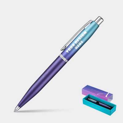 SHEAFFER® VFM 9430 Expressions Blue and Purple Pearlised Gradient Ballpoint Pen w/ Gift Box