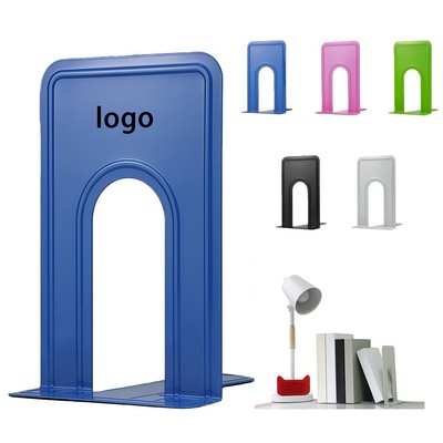Heavy-Duty Metal Bookends for Heavy Books