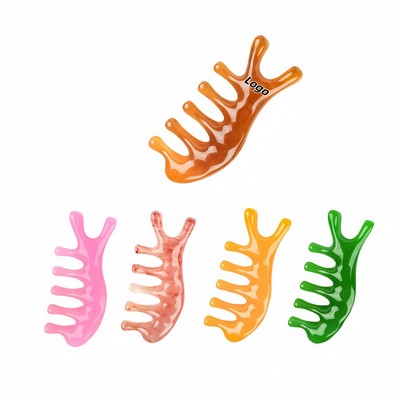 4-in-1 Multi Function Massage Comb for Scalp Face and Nose Acupressure Therapy Head