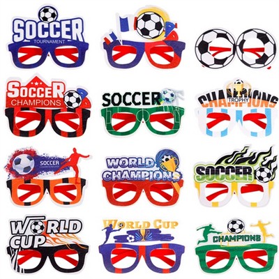 Soccer Match Eyeglasses Decoration Photo Props