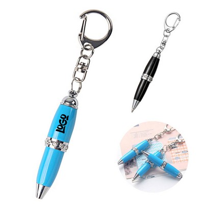 Keychain Short Metal Ballpoint Pen