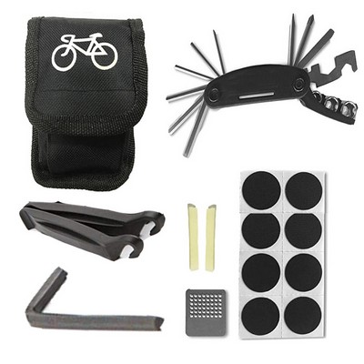 11" 1 Portable Bicycle Repair Tool Kit