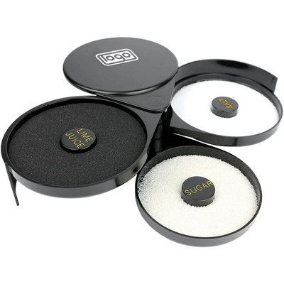 Bar Utensils Bartending Tools Three-Layer Salt Box