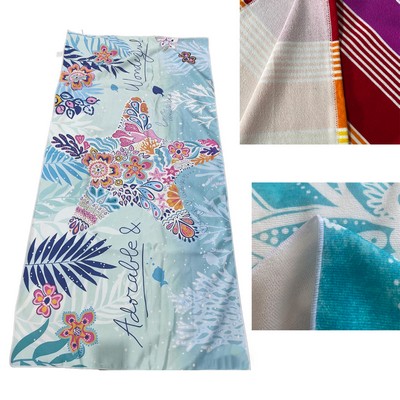 Full Color Beach Towel