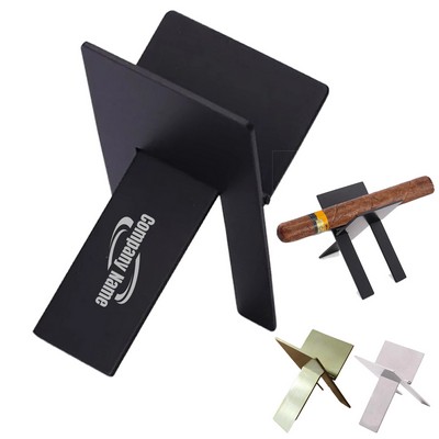 Stainless Steel Foldable Cigar Holder Cigarette Stand
