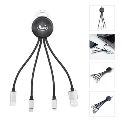 Hot Sale Multi 3" 1 Light Up Charging Cable