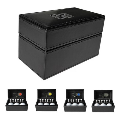 PU Leather Golf Gift Box