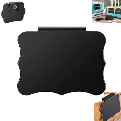 Reusable Chalkboard Basket Label