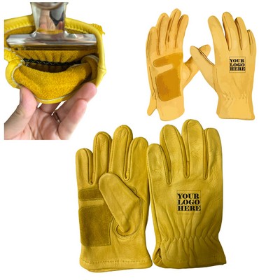 Premium Leather Work Gloves