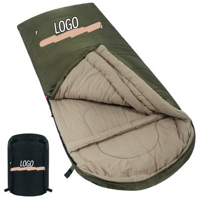 Cold Weather Sleeping Bag 100% Cotton Flannel