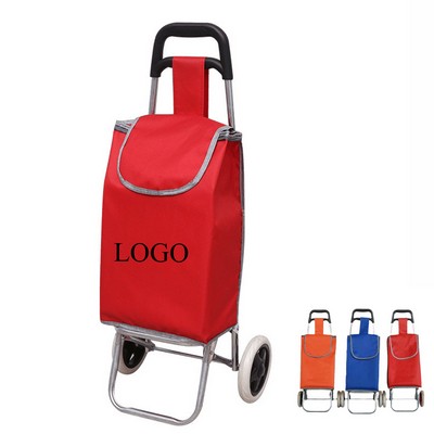 Wheeled Folding Utility Grocery Bag Shopping Cart