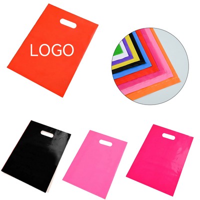 Plastic Bag With Die Cut Handle Bag
